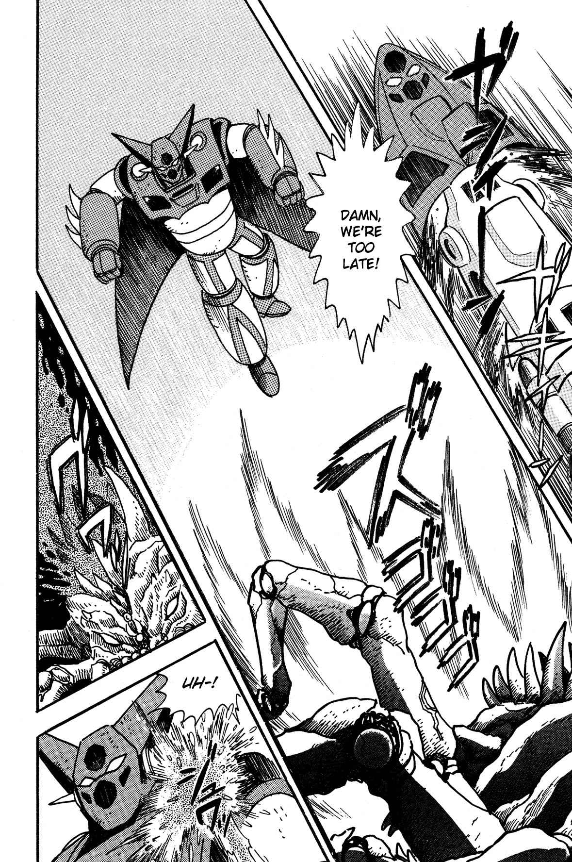 Super Robot Retsuden Chapter 3 page 8 - Chapter 3: Assault of the Meteorite Beast Crabgiron!! Getter In Crisis