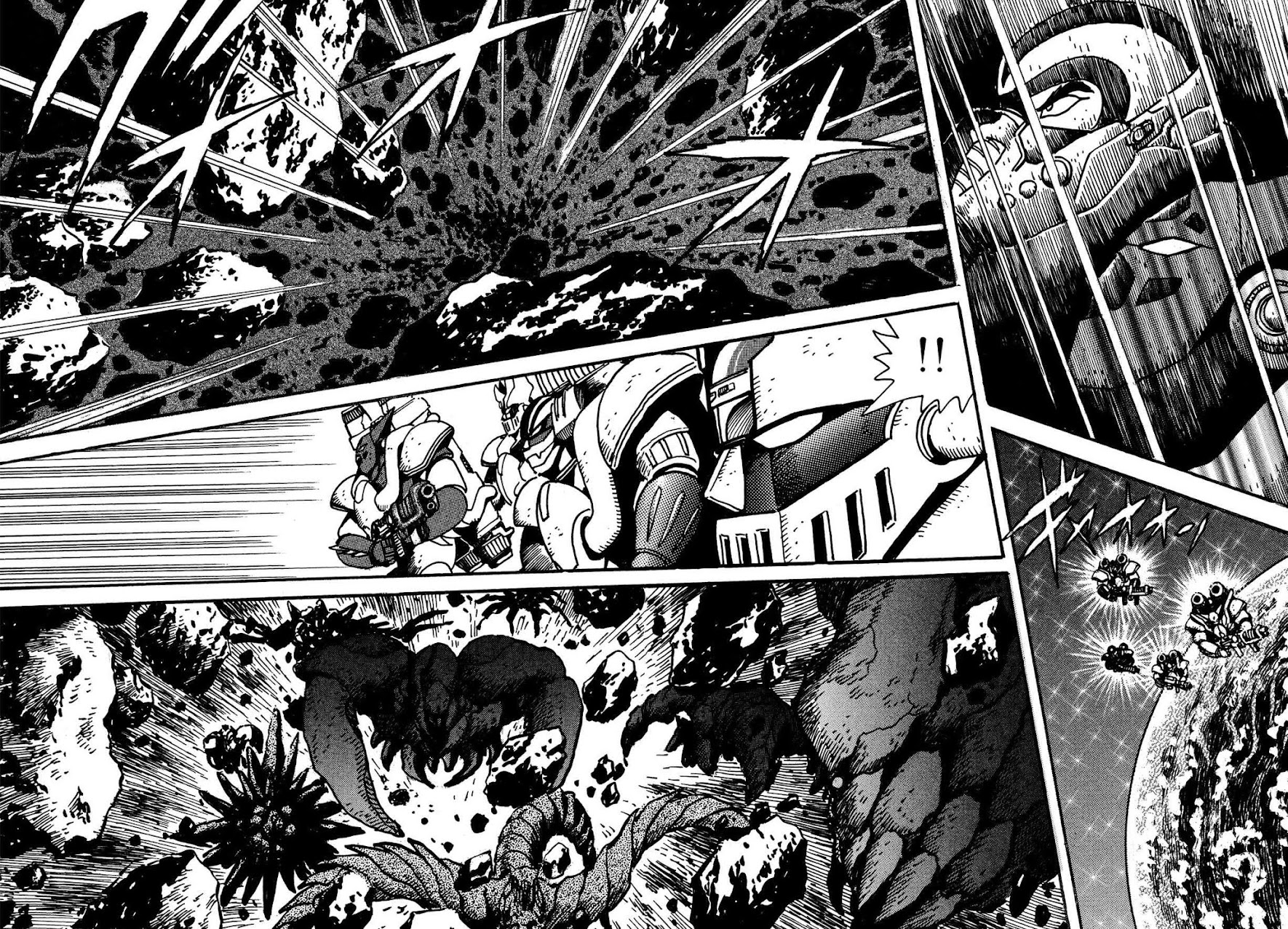 Super Robot Retsuden Chapter 5 page 20 - Chapter 5: All Units Scramble!! The Steel Army Goes to Space