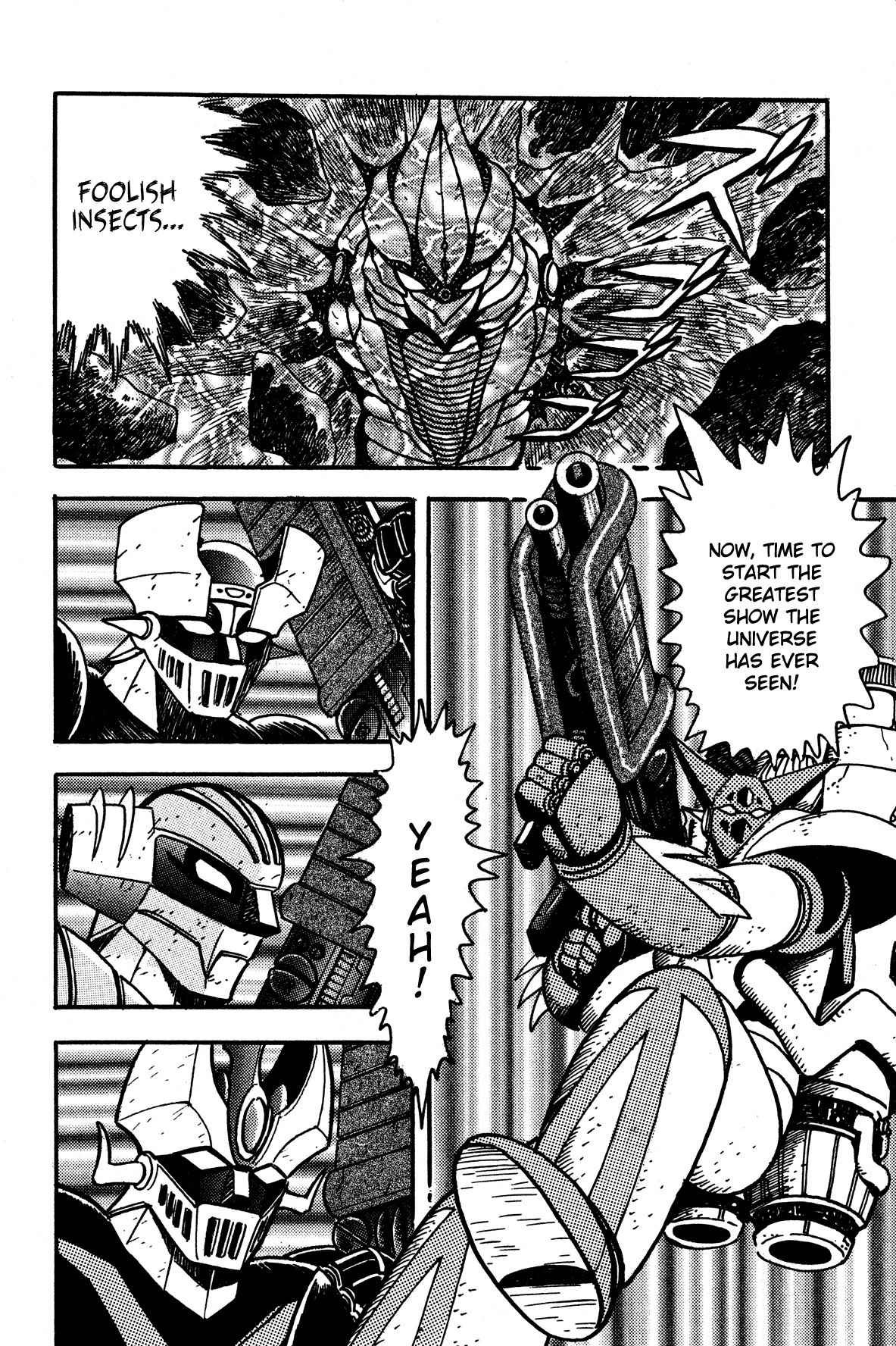 Super Robot Retsuden Chapter 5 page 21 - Chapter 5: All Units Scramble!! The Steel Army Goes to Space