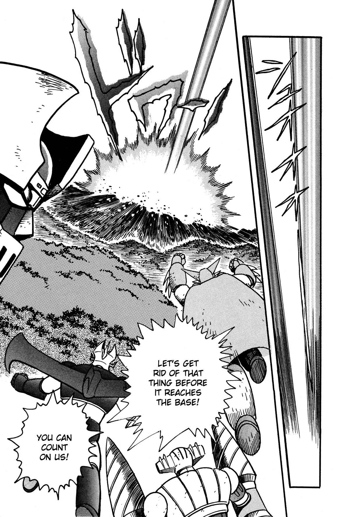 Super Robot Retsuden Chapter 5 page 7 - Chapter 5: All Units Scramble!! The Steel Army Goes to Space