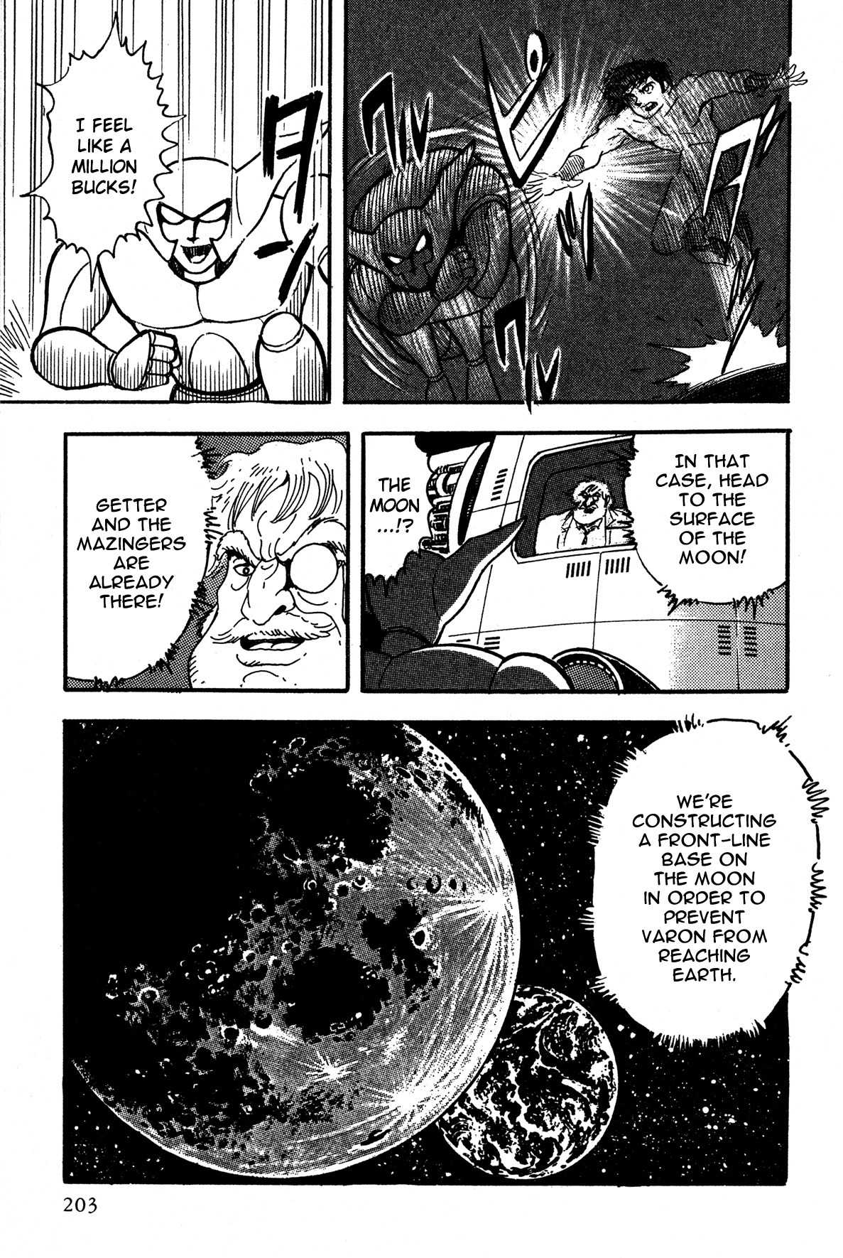 Super Robot Retsuden Chapter 9 page 5 - Chapter 9: The Final Battle! Moon Base Convoy's SOS