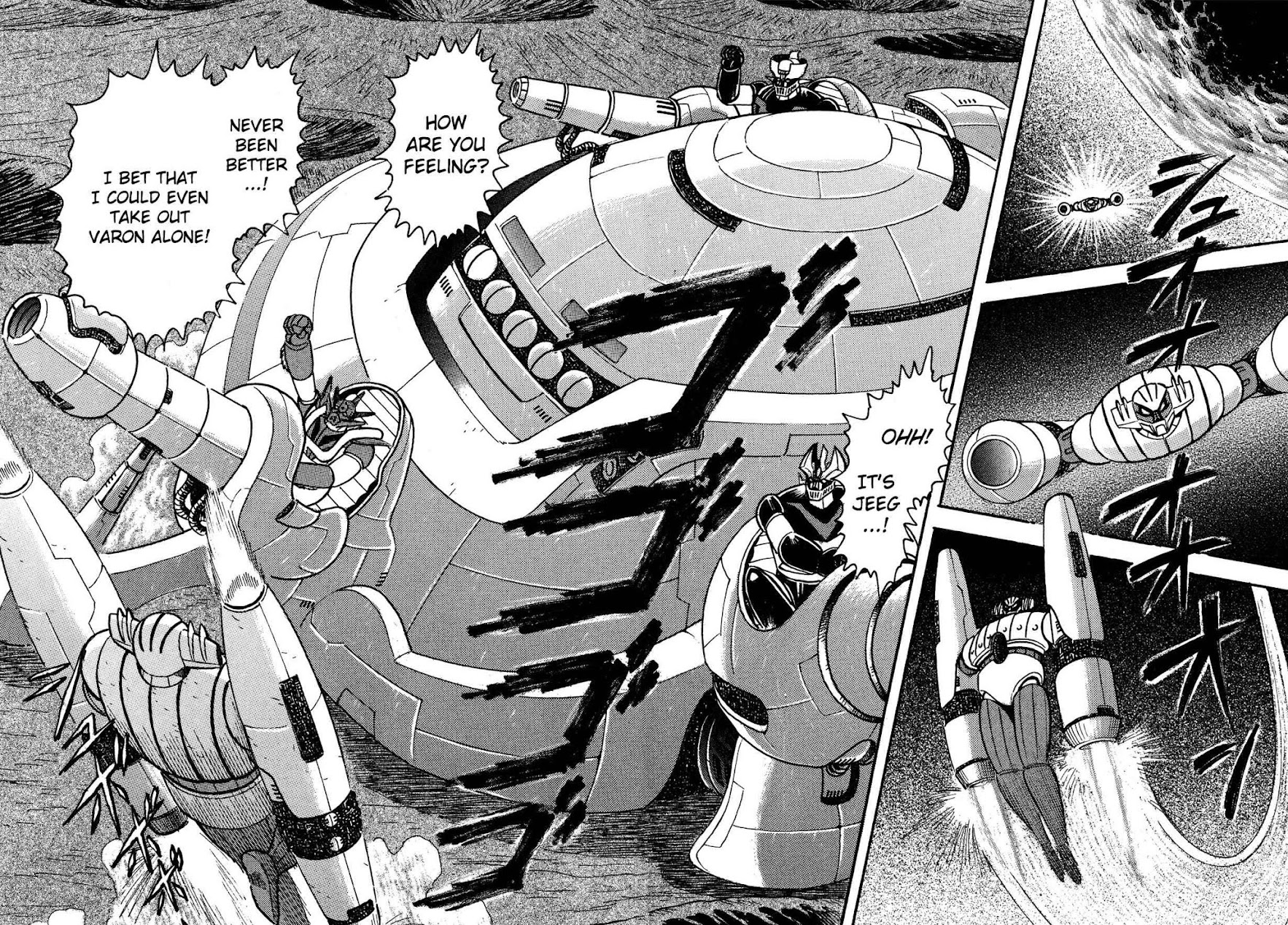 Super Robot Retsuden Chapter 9 page 8 - Chapter 9: The Final Battle! Moon Base Convoy's SOS