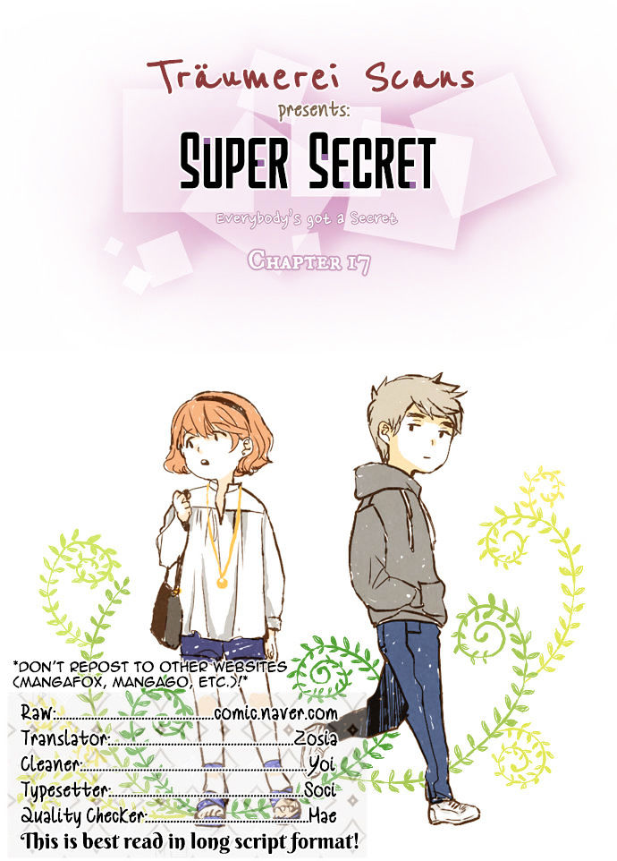 Super Secret Chapter 17 page 1 - Chapter 17