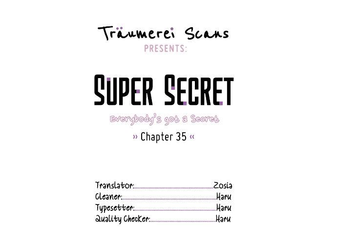 Super Secret Chapter 35 page 1 - Chapter 35