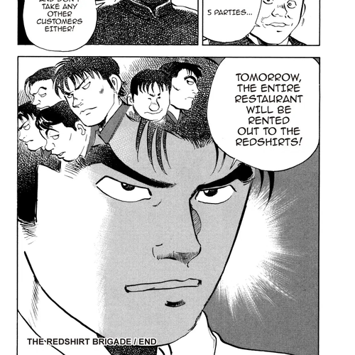 Super Shoku King Chapter 22: THE REDSHIRT BRIGADE cover