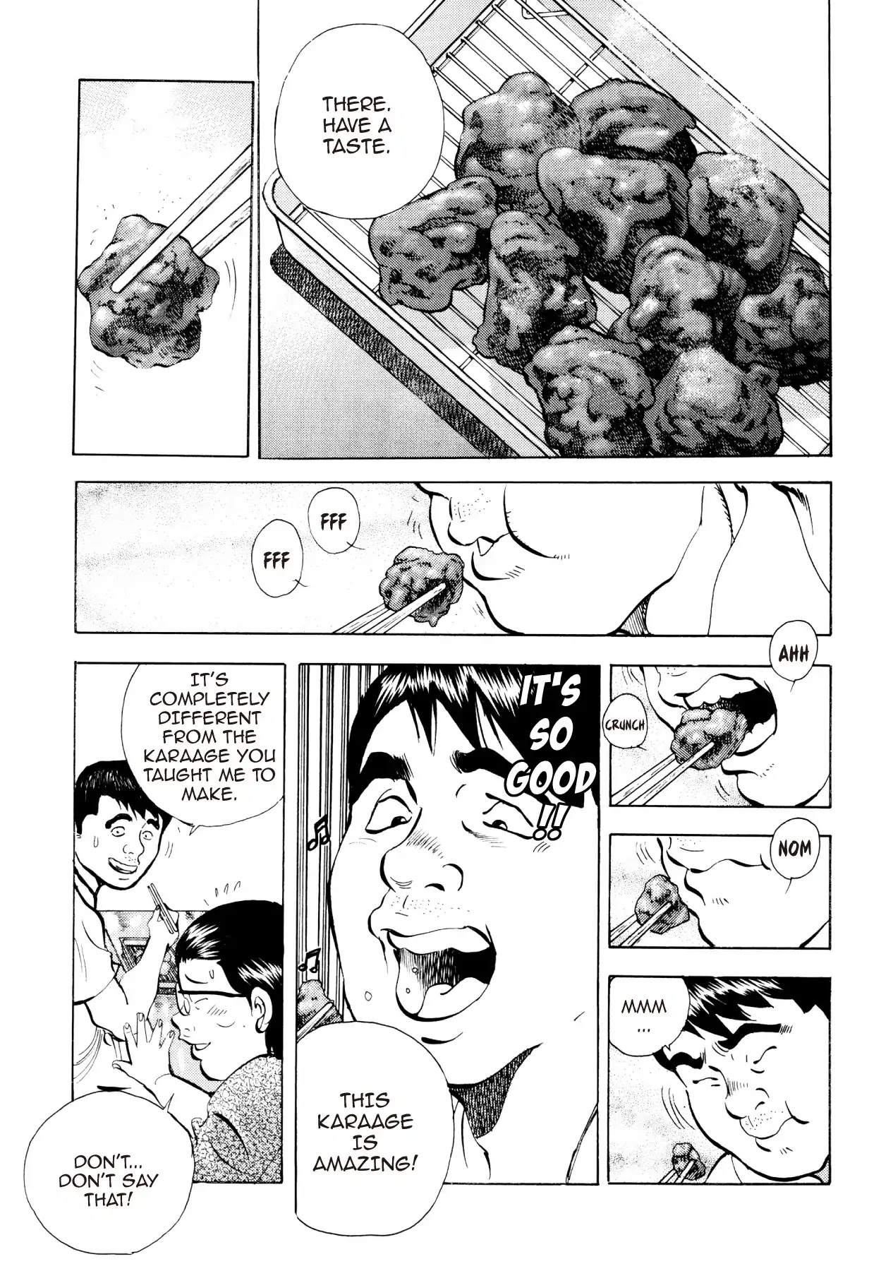 Super Shoku King Chapter 27 page 22 - Chapter 27: KARAAGE INFERNO