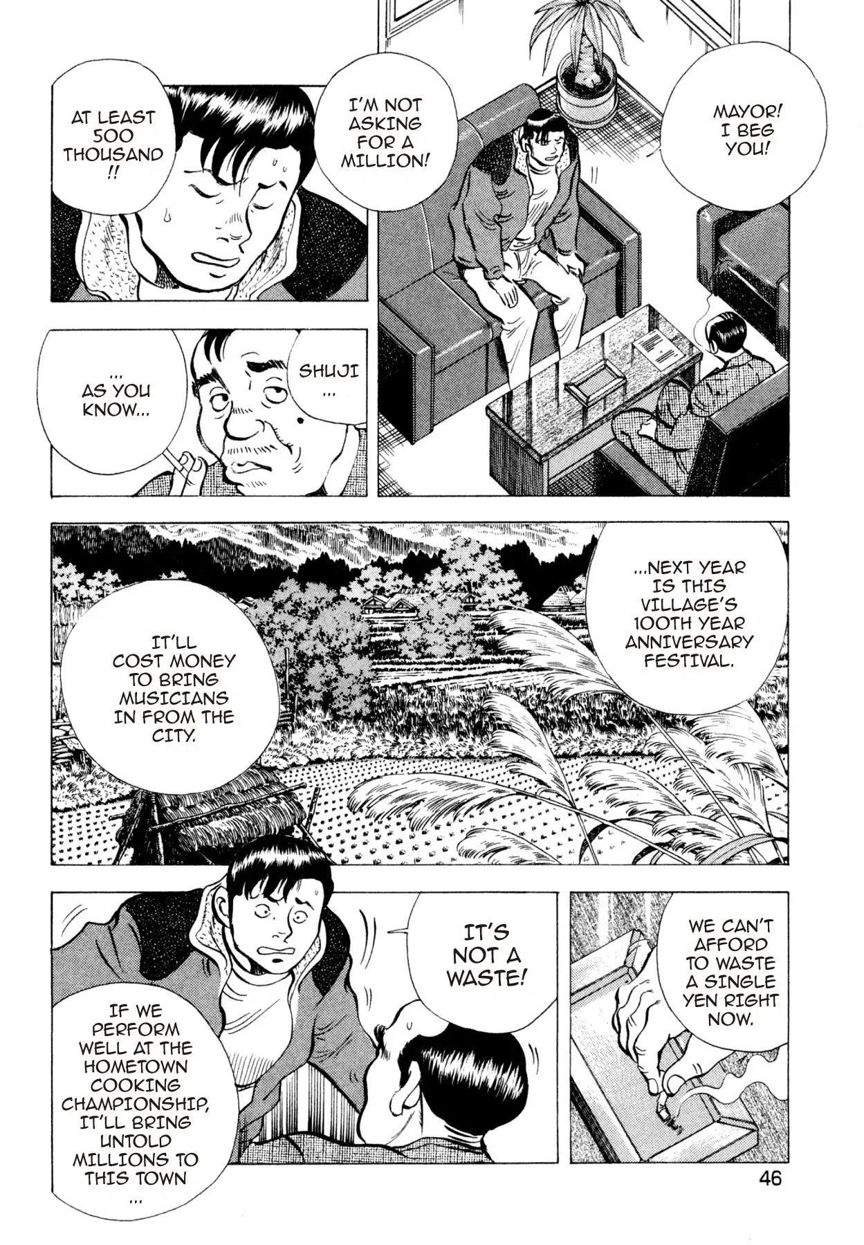 Super Shoku King Chapter 33 page 18 - Chapter 33: A FUTURE FOR THE HOMETOWN!