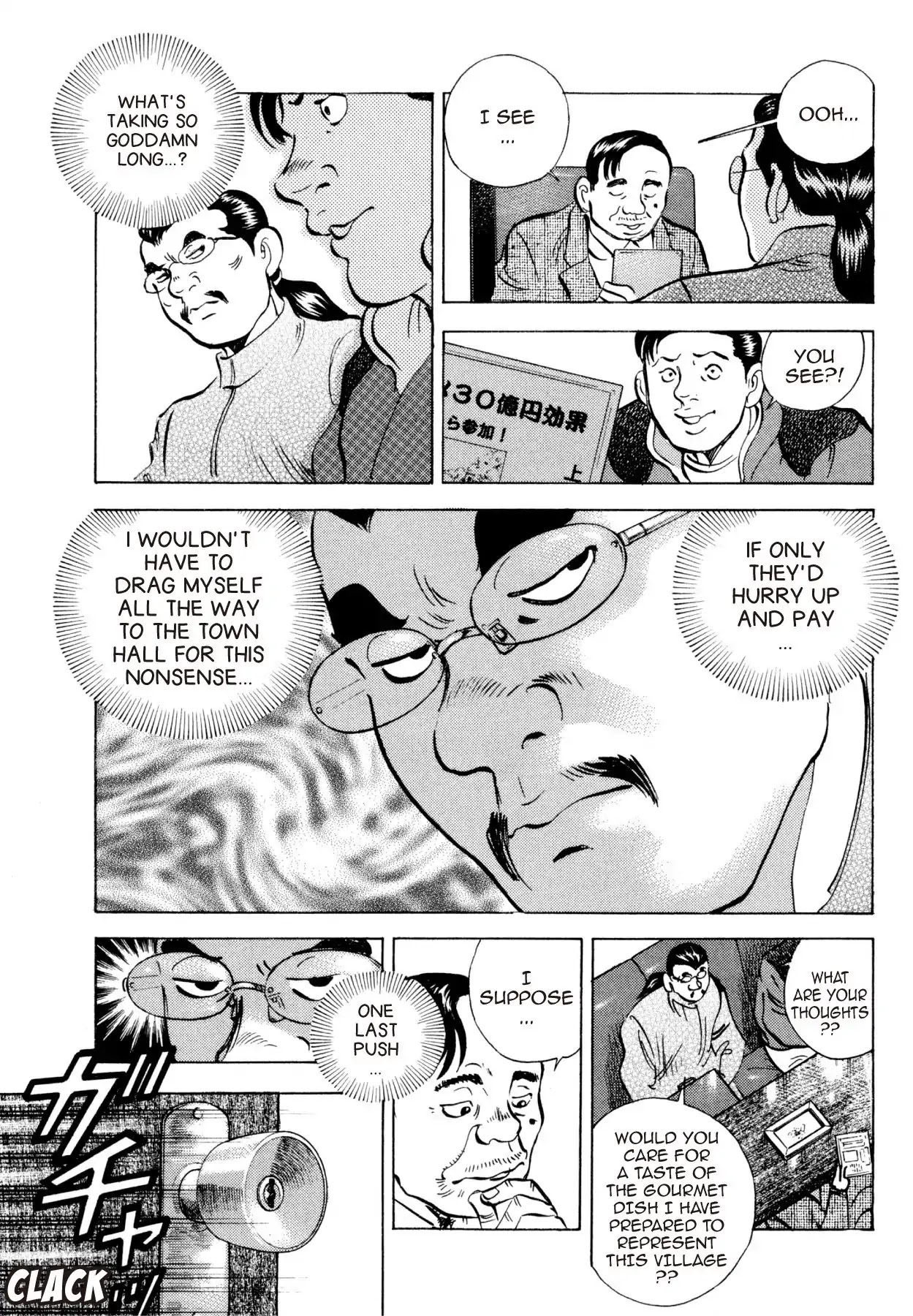 Super Shoku King Chapter 33 page 21 - Chapter 33: A FUTURE FOR THE HOMETOWN!
