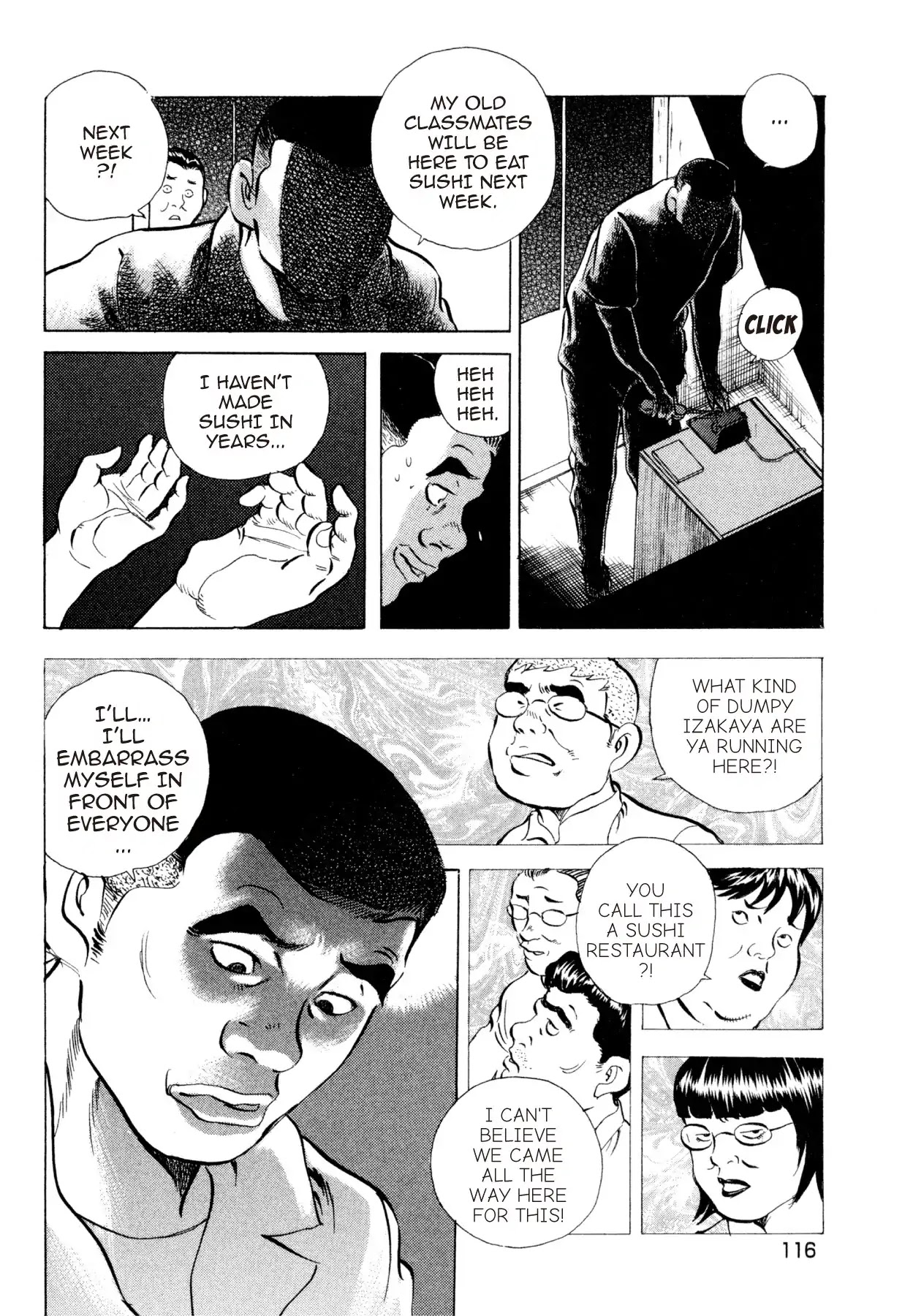 Super Shoku King Chapter 36 page 17 - Chapter 36: THE SUSHI RESTAURANT'S FIGHTING SPIRIT