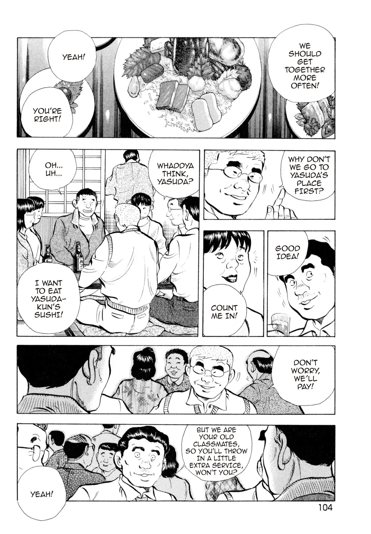 Super Shoku King Chapter 36 page 5 - Chapter 36: THE SUSHI RESTAURANT'S FIGHTING SPIRIT
