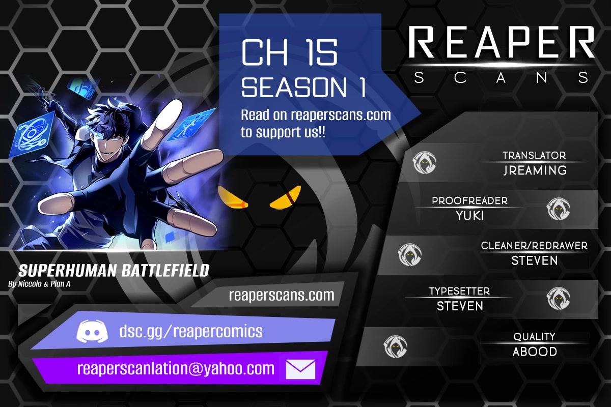 Superhuman Battlefield Chapter 15 page 1 - Chapter 15