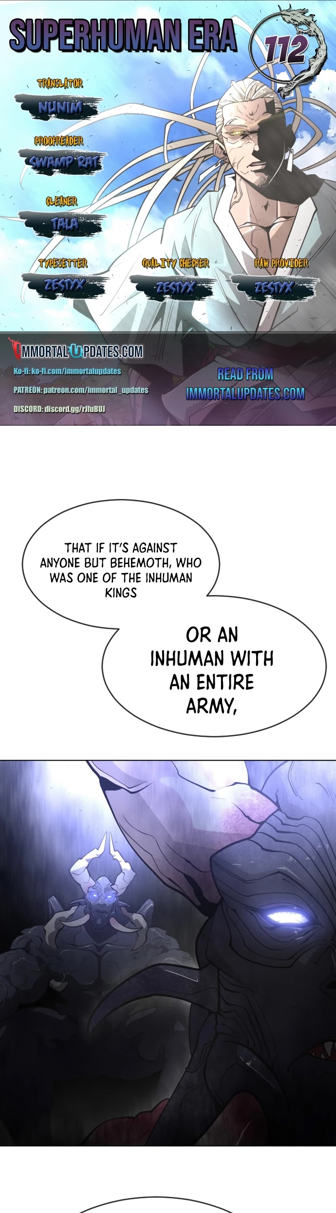 Superhuman Era Chapter 112 page 1 - Chapter 112