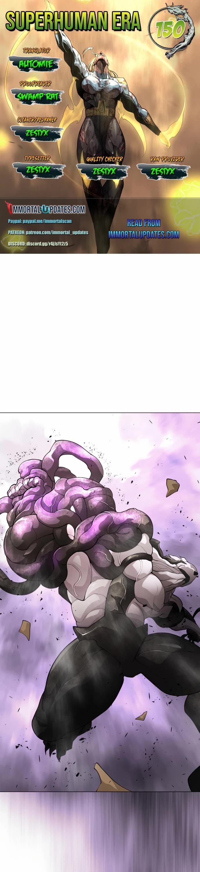Superhuman Era Chapter 150 page 1 - Chapter 150
