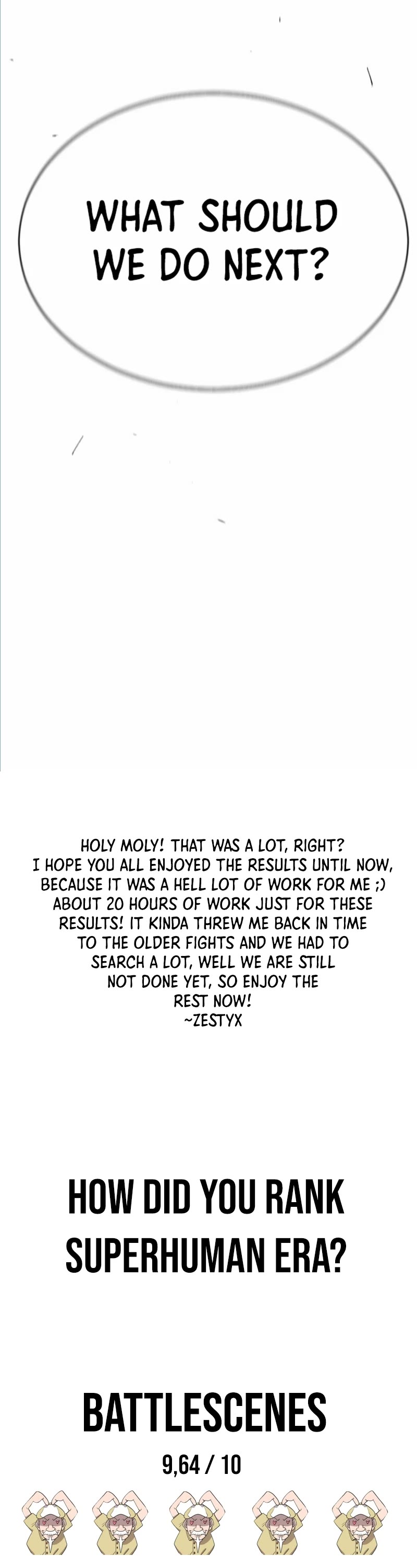 Superhuman Era Chapter 187.5 page 98 - Chapter 187.5: International Voting Results