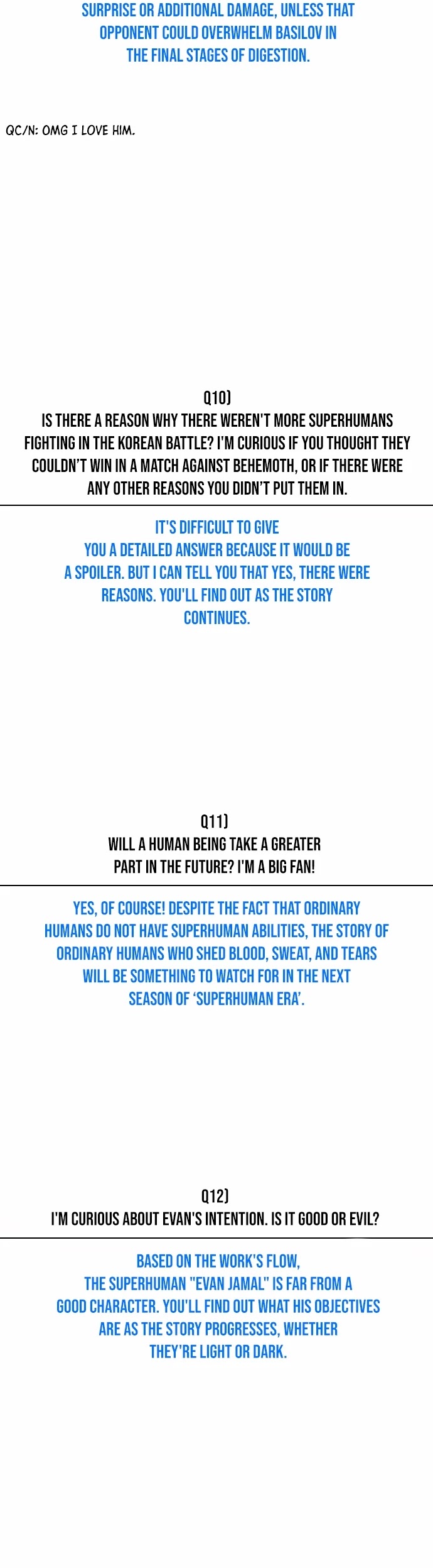 Superhuman Era Chapter 90.5 page 13 - Chapter 90.5: Special Chapter