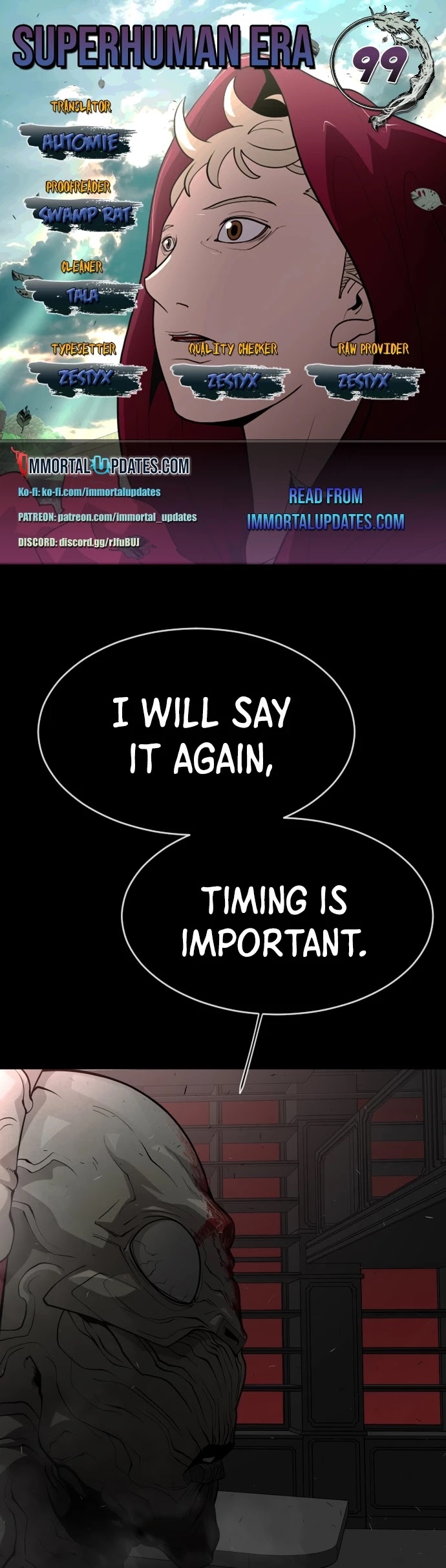 Superhuman Era Chapter 99 page 1 - Chapter 99