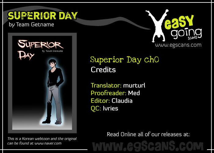 Superior Day Chapter 0 page 3 - Chapter 0 : Prologue