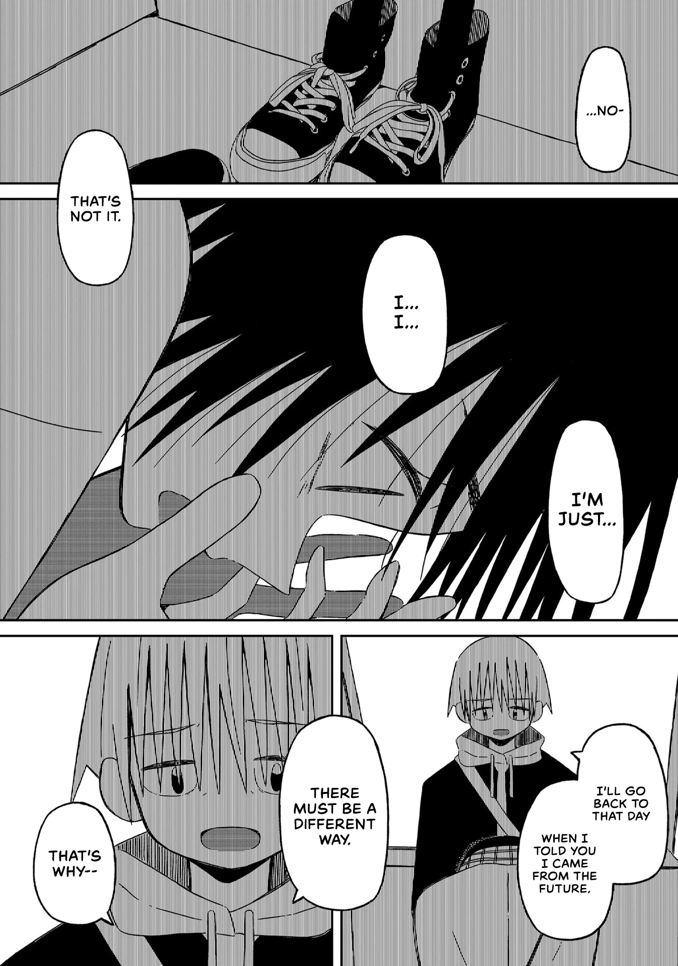 Supernova wa Kiss no Mae ni Chapter 15 page 23 - Chapter 15: Scared, Hurt, and Pathetic, Yet Precious