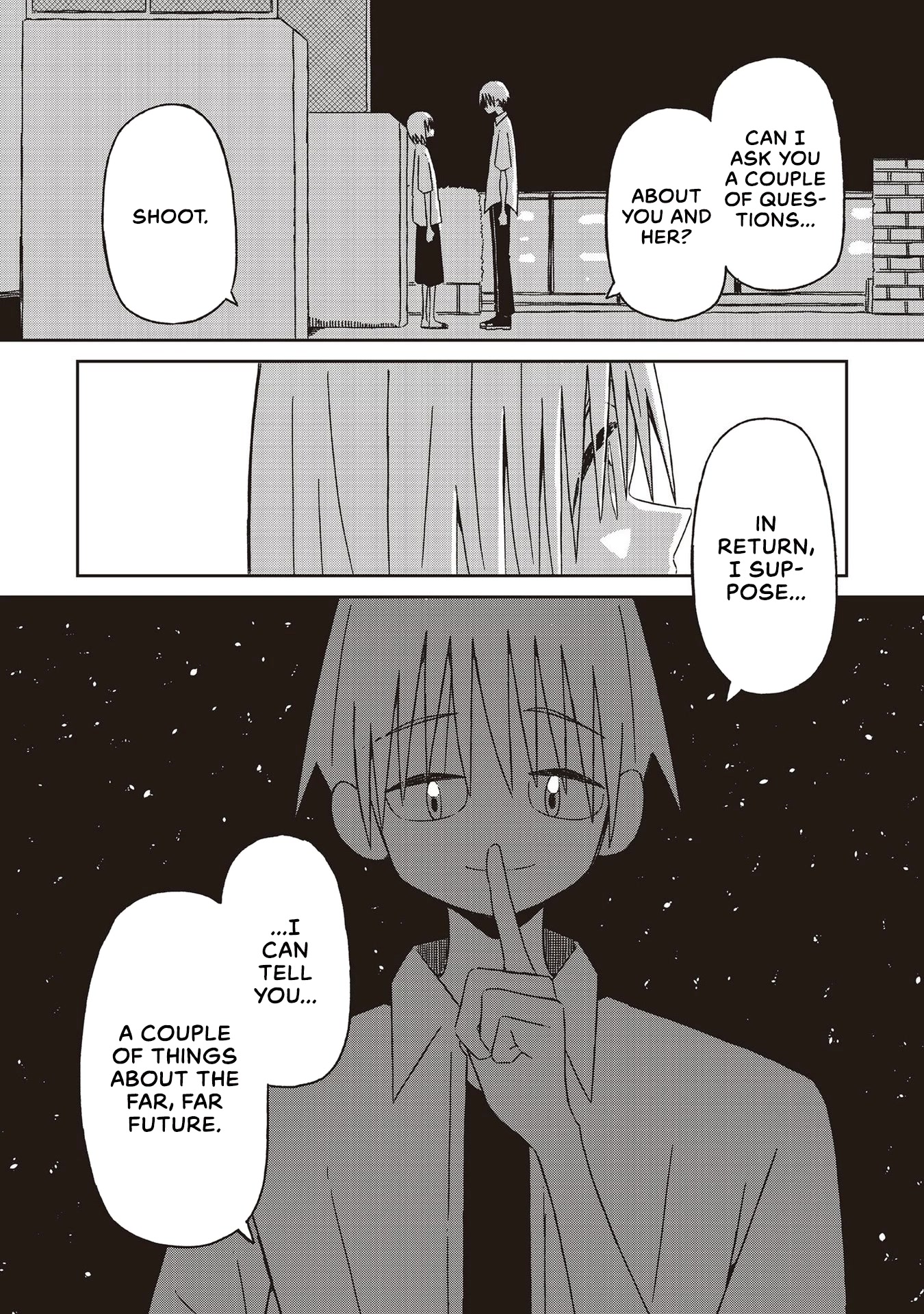Supernova wa Kiss no Mae ni Chapter 19 page 20 - Chapter 19: My Imprisoned Mind Ties Together Time
