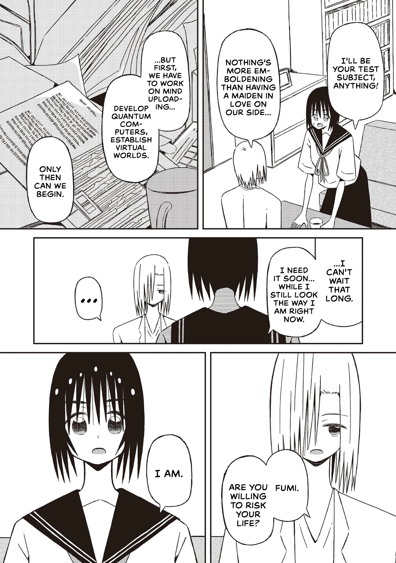 Supernova wa Kiss no Mae ni Chapter 22 page 11 - Chapter 22: Good Night Again, World