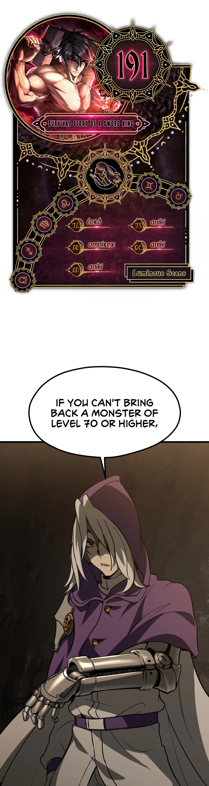 Survival Story of a Sword King in a Fantasy World Chapter 191 page 1 - Chapter 191