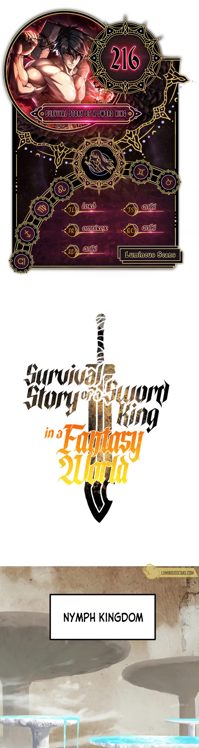 Survival Story of a Sword King in a Fantasy World Chapter 216 page 1 - Chapter 216