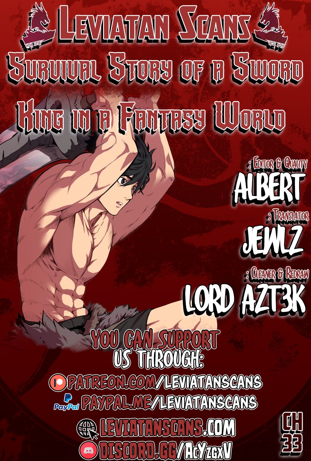 Survival Story of a Sword King in a Fantasy World Chapter 33 page 1 - Chapter 33