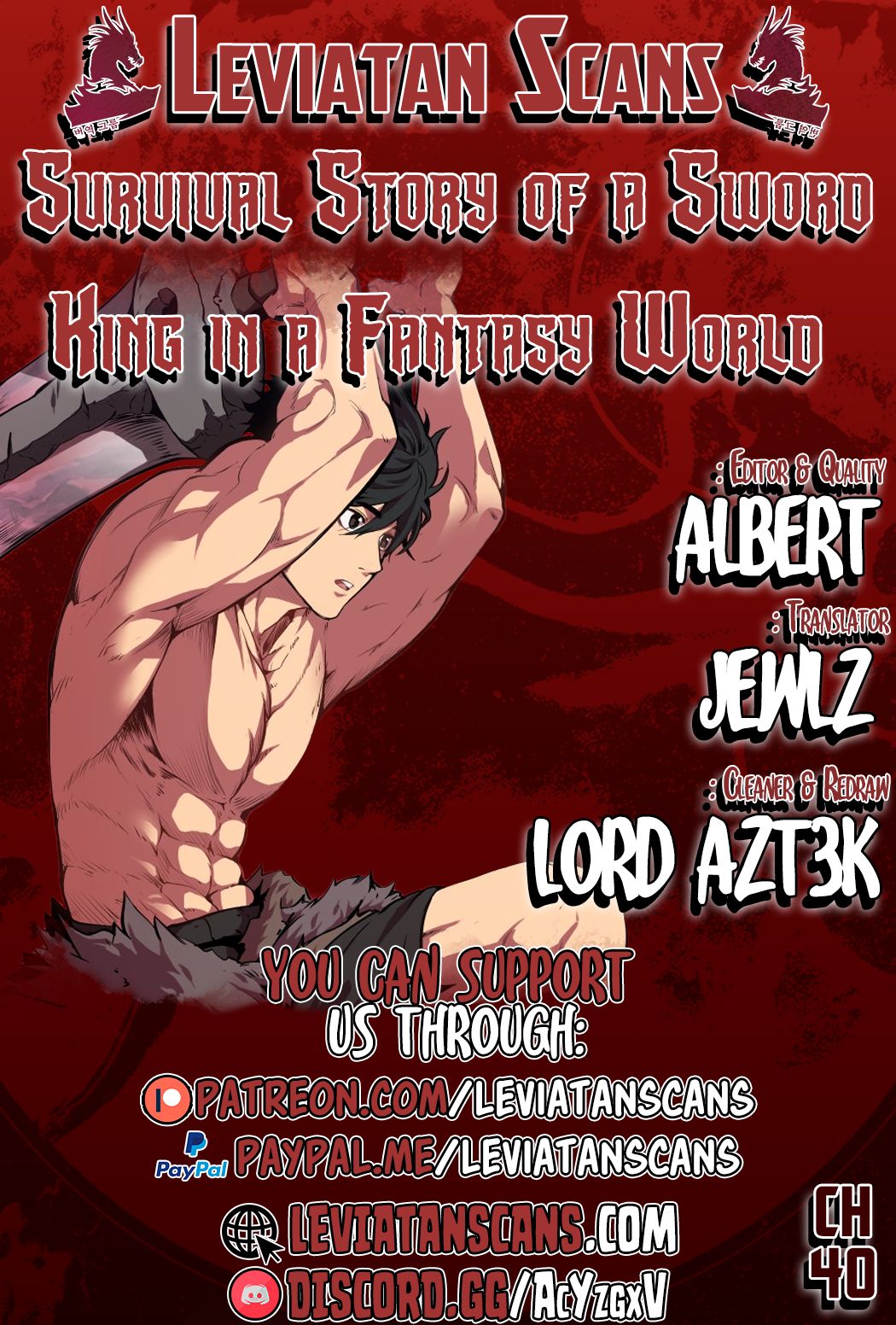 Survival Story of a Sword King in a Fantasy World Chapter 40 page 1 - Chapter 40