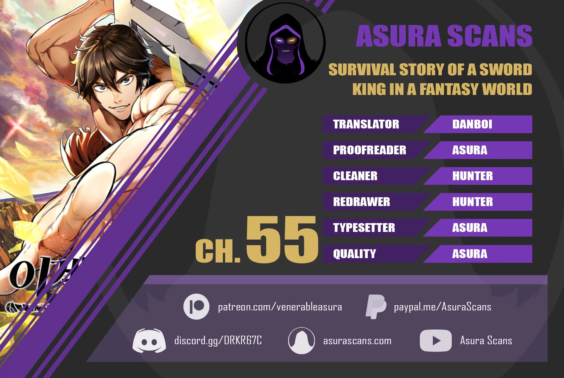Survival Story of a Sword King in a Fantasy World Chapter 55 page 1 - Chapter 55