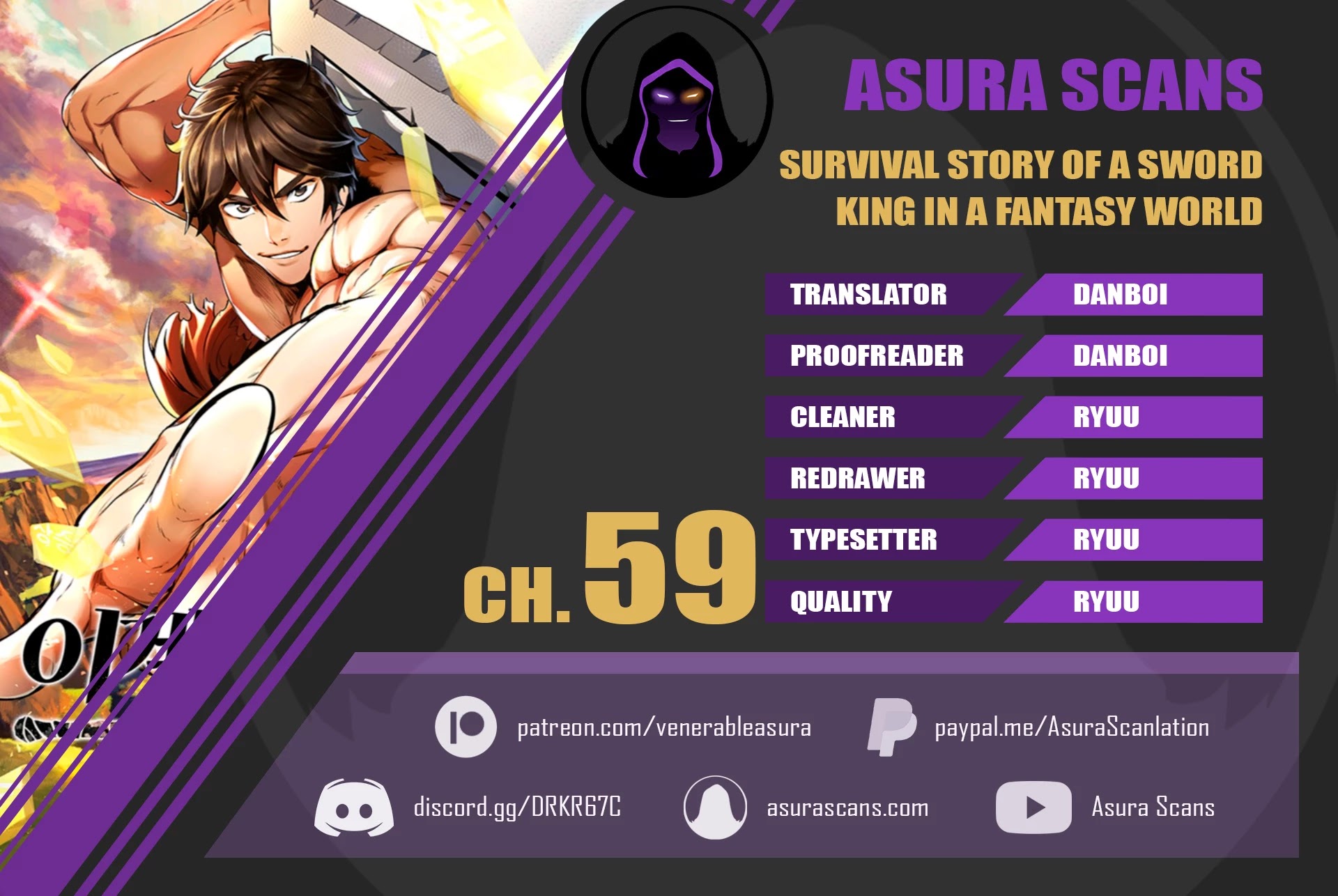 Survival Story of a Sword King in a Fantasy World Chapter 59 page 1 - Chapter 59
