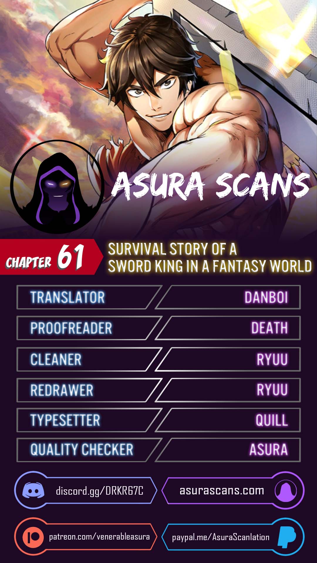 Survival Story of a Sword King in a Fantasy World Chapter 61 page 1 - Chapter 61
