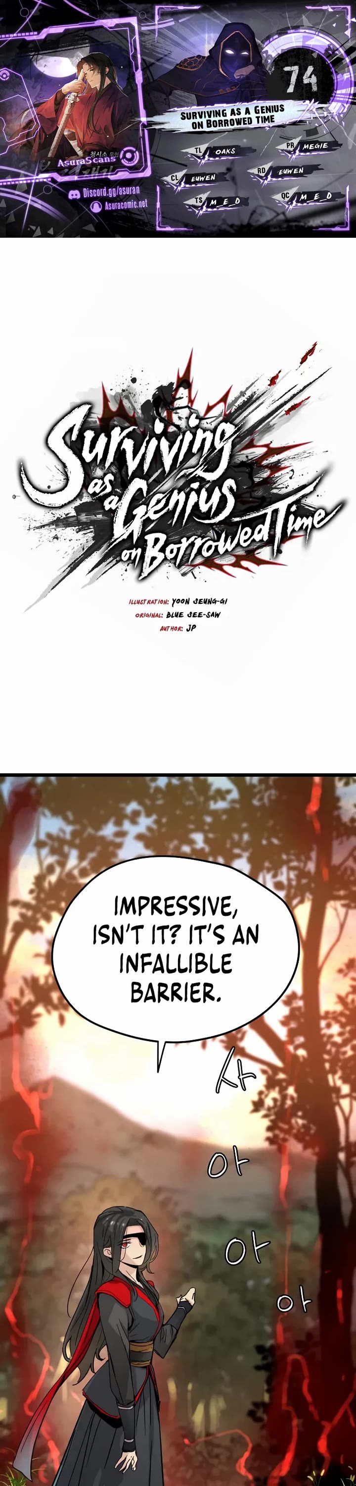 Surviving as a Genius on Borrowed Time Chapter 74 page 1 - Chapter 74