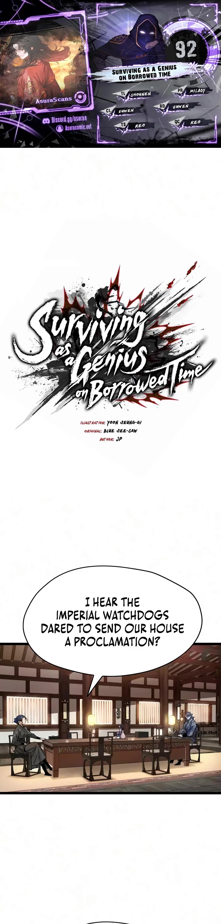 Surviving as a Genius on Borrowed Time Chapter 92 page 1 - Chapter 92