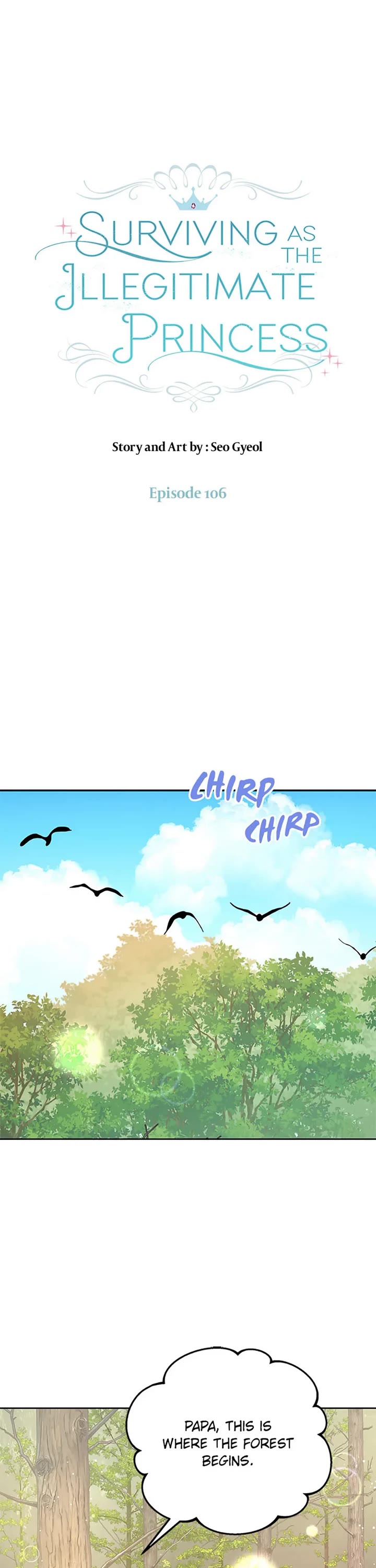 Surviving as an Illegitimate Princess Chapter 106 page 1 - Chapter 106
