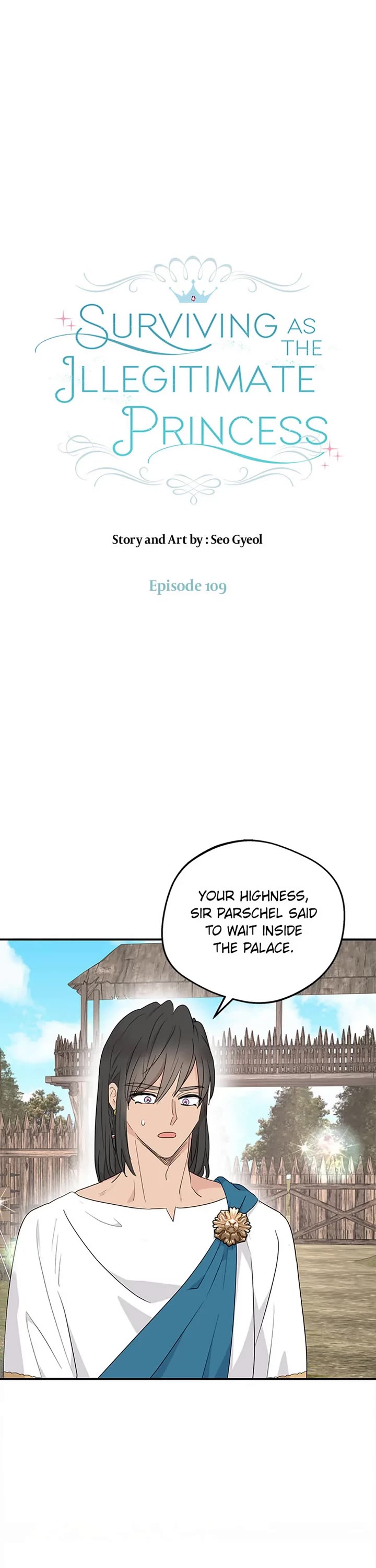 Surviving as an Illegitimate Princess Chapter 109 page 1 - Chapter 109