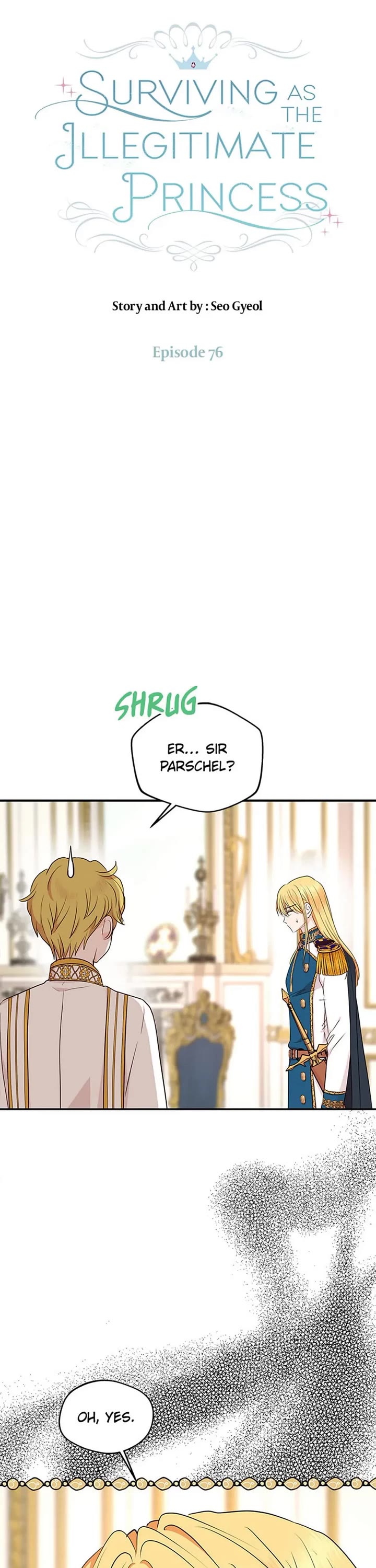 Surviving as an Illegitimate Princess Chapter 76 page 3 - Chapter 76