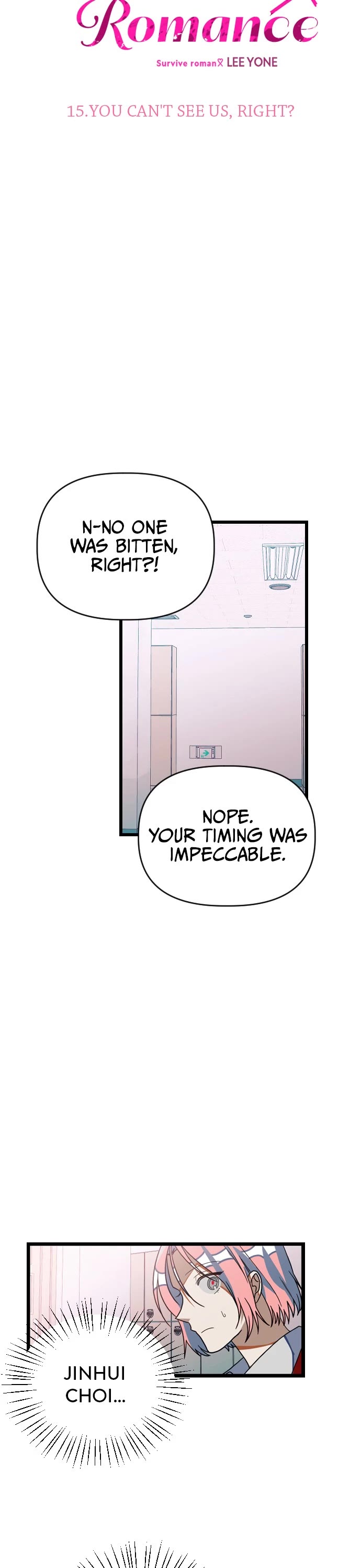 Surviving Romance Chapter 15 page 5 - Chapter 15: Ep. 15 - You Can't See Us, Right?