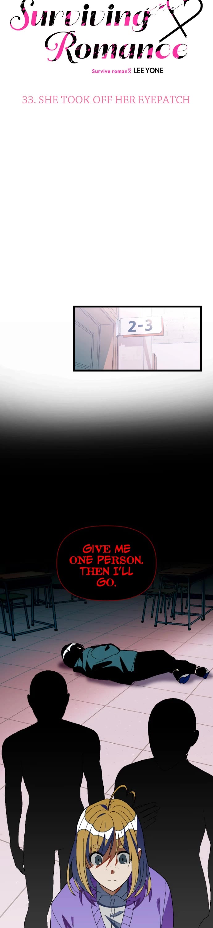 Surviving Romance Chapter 33 page 4 - Chapter 33: Ep. 33 - She Took Off Her Eyepatch