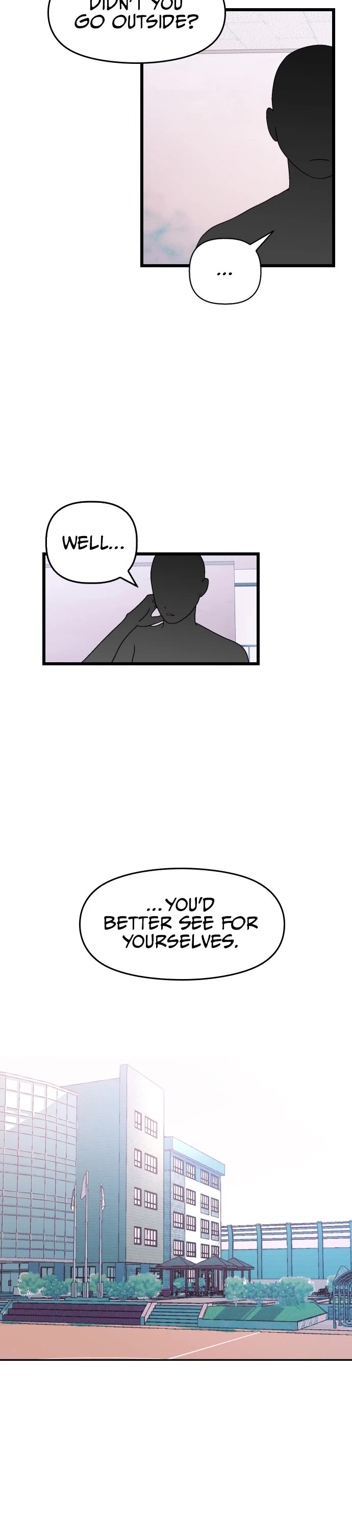 Surviving Romance Chapter 35 page 18 - Chapter 35: Ep. 35 - The Truth about the Outside (Fixed)