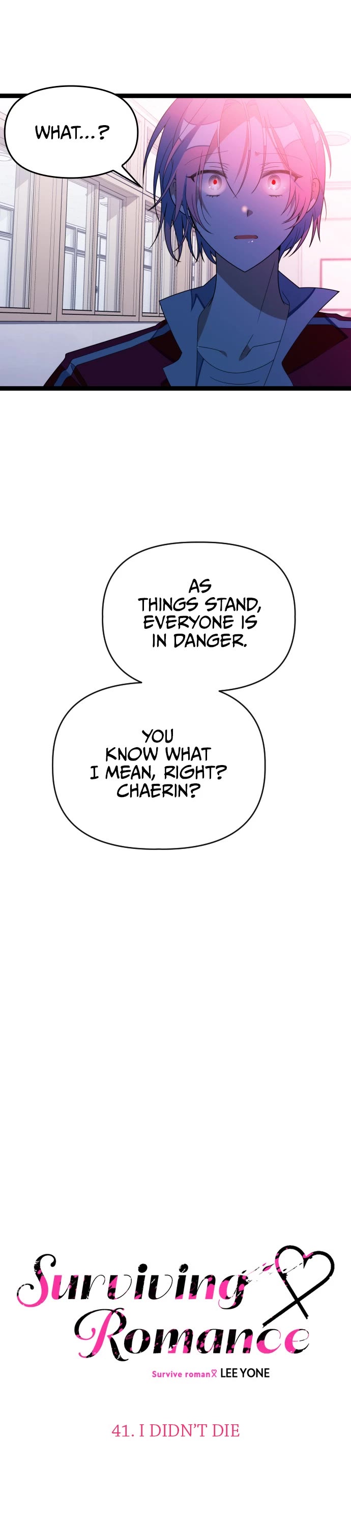 Surviving Romance Chapter 41 page 2 - Chapter 41: Ep. 41 - I Didn't Die