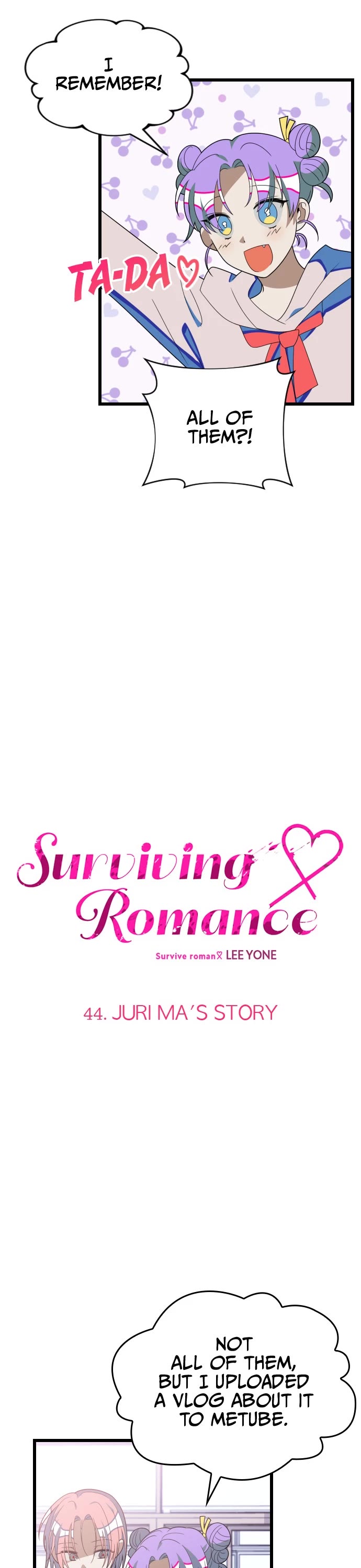 Surviving Romance Chapter 44 page 2 - Chapter 44: Ep. 44 - Juri Ma's Story