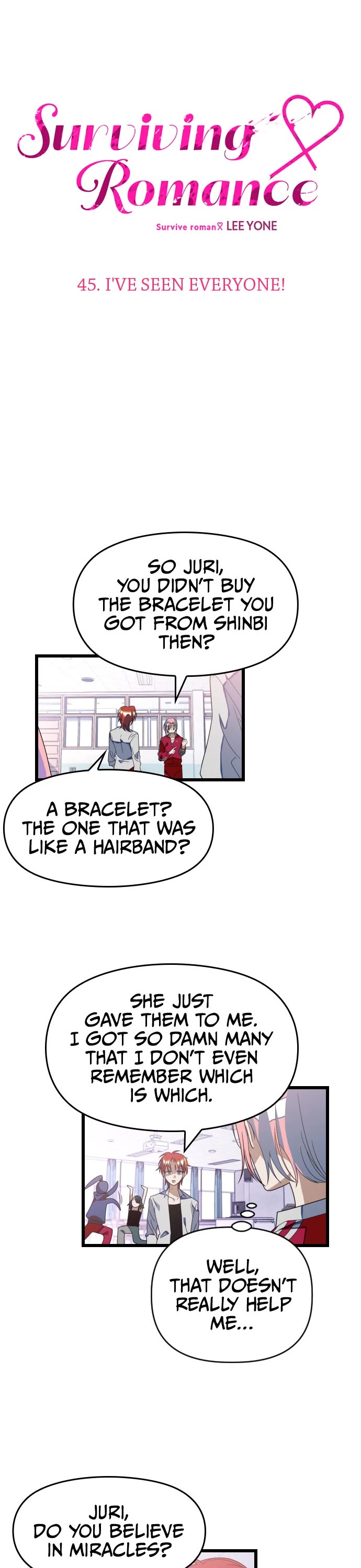 Surviving Romance Chapter 45 page 7 - Chapter 45: Ep. 45 - I've Seen Everyone!