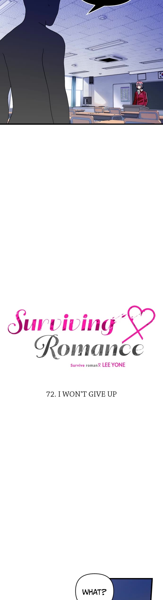 Surviving Romance Chapter 72 page 10 - Chapter 72: Ep. 72 - I Won't Give Up