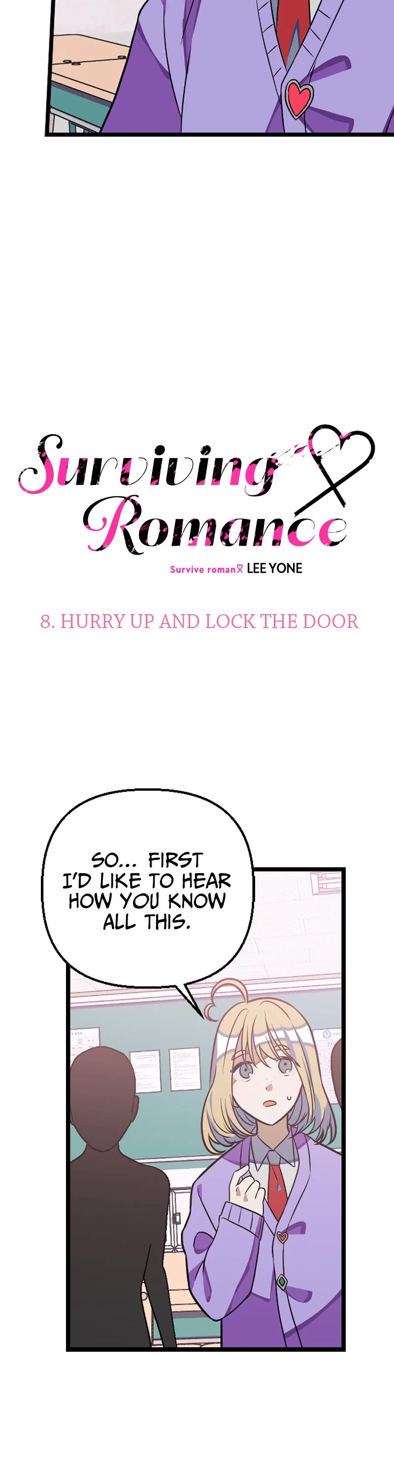 Surviving Romance Chapter 8 page 2 - Chapter 8: Ep. 8 - Hurry Up and Lock the Door