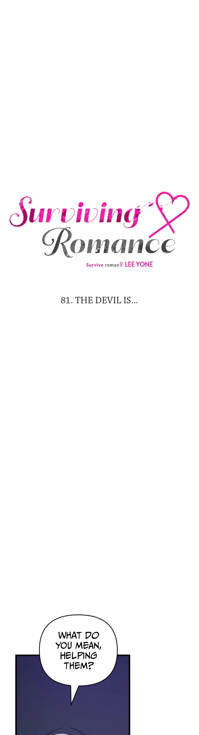 Surviving Romance Chapter 81 page 4 - Chapter 81: Ep. 81 - The Devil is...