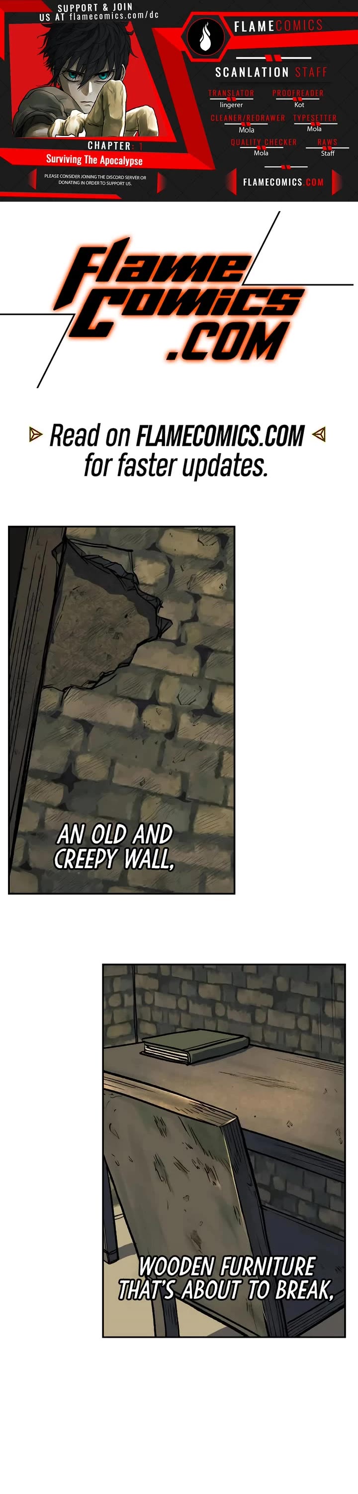 Surviving the Apocalypse Chapter 1 page 1 - Chapter 1