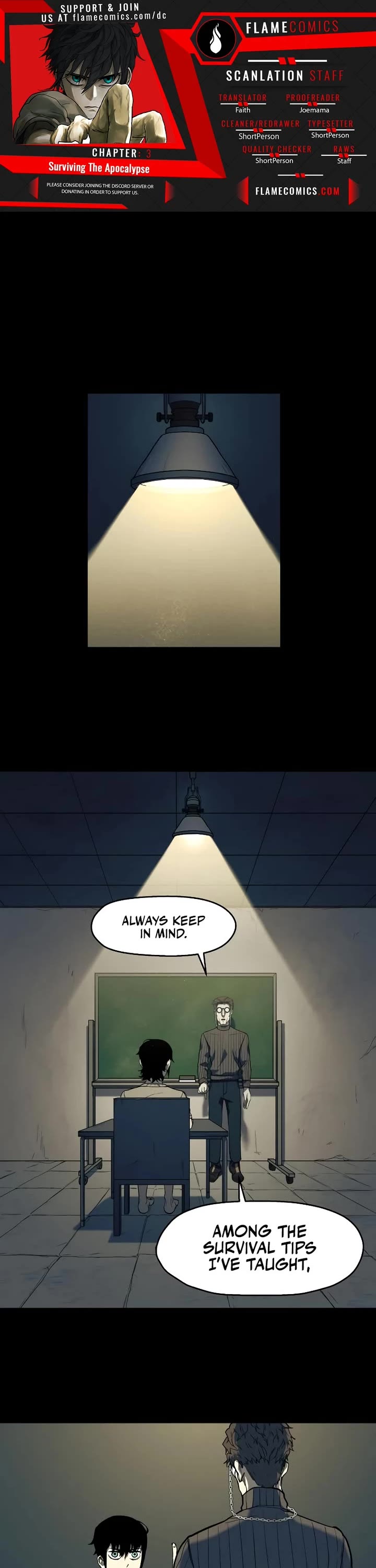 Surviving the Apocalypse Chapter 3 page 1 - Chapter 3