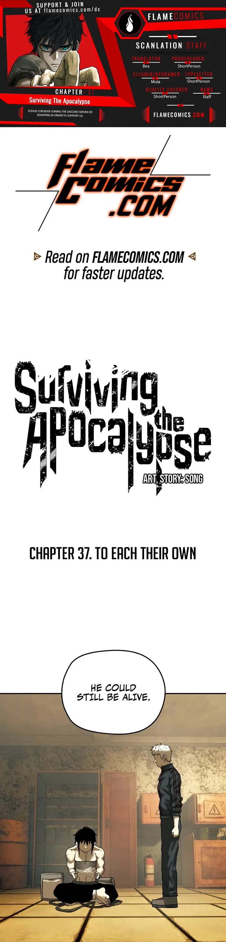 Surviving the Apocalypse Chapter 37 page 1 - Chapter 37