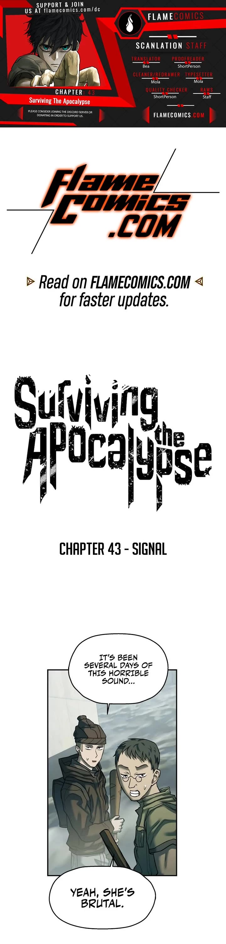 Surviving the Apocalypse Chapter 43 page 1 - Chapter 43
