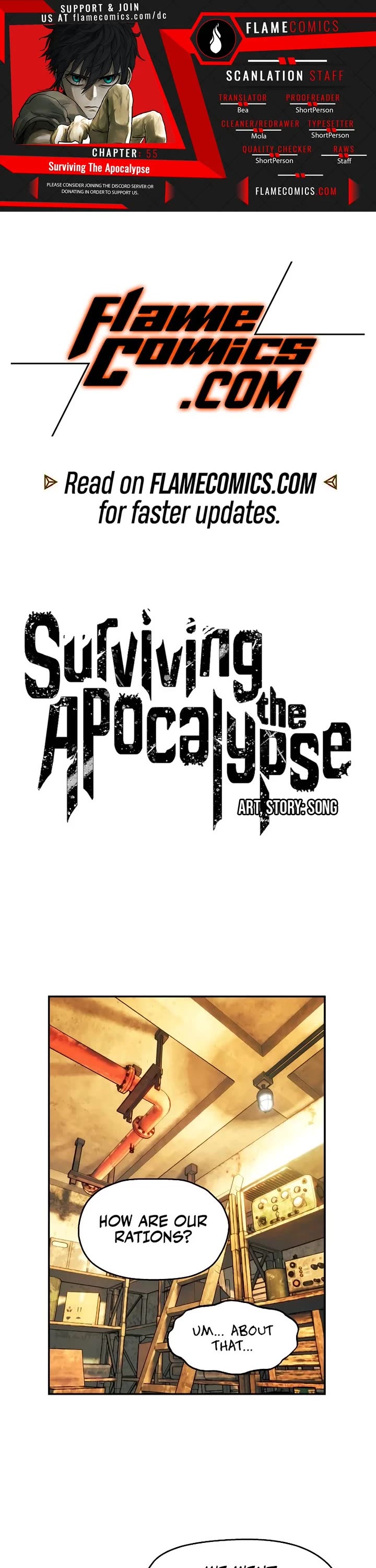Surviving the Apocalypse Chapter 55 page 1 - Chapter 55: Season 1 End